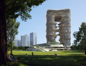 Йидан Центр Yidan Center в Шэньчжэне - проект от Zaha Hadid Architects